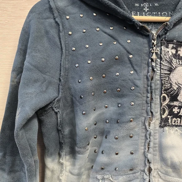 ☠️ Vintage Affliction House Of Jealous Souls Hoodie - Picture 3 of 9